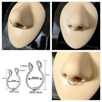 Fake Septum Ring - Non Piercing Septum Ring